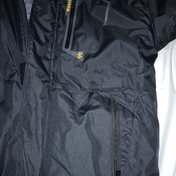 Winter Rain Men’s Wantdo AZ & OUTDOOR BLACK JACKET - Picture 11 of 15